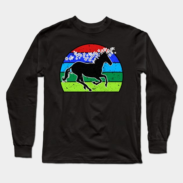 Nice Horse Forever Funny Horse Vintage Long Sleeve T-Shirt by Nicolas5red1